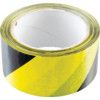 Adhesive, Hazard Tape, PVC, Yellow/Black, 50mm x 33m thumbnail-2