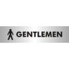 Office Sign Gentlemen 190mm x 45mm Peel And Stick thumbnail-0