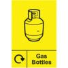 Gas Bottles Recycling Sign Self Adhesive Vinyl 200mm x 300mm thumbnail-0