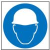 Safety Helmet Rigid PVC Symbol Sign - 300 x 400mm thumbnail-0