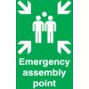 Fire Assembly Point Rigid PVC Sign - 297 x 420mm thumbnail-0