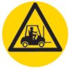 FM30 Floor Marker Forklift Trucks PVC Film Sign 430mm x 430mm thumbnail-0