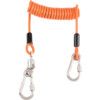 42106 WIRE COIL TOOL TETHER 2.3KG SWIVEL CARABINER 122CM thumbnail-0