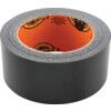 Duct Tape, Polyethylene Coated Cloth, Black, 48mm x 11m thumbnail-2