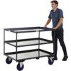 TABLE TOP SHELF TRUCKS - 3 SHELF - STEEL - 1200 X 800 thumbnail-3