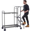 STEPPED PICKING TROLLEY, 2 TIER,3 STEP, 800 X 500 TIMBER thumbnail-1