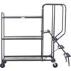 STEPPED PICKING TROLLEY, 3 TIER,4 STEP, 1000 X 500 TIMBER thumbnail-3