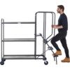 STEPPED PICKING TROLLEY, 3 TIER,4 STEP, 1000 X 500 TIMBER thumbnail-4