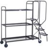 STEPPED PICKING TROLLEY, 3 TIER,4 STEP, 1000 X 500 STEEL thumbnail-0