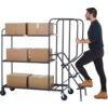 STEPPED PICKING TROLLEY, 3 TIER,4 STEP, 1000 X 500 STEEL thumbnail-3