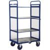 DISTRIBUTION TRUCKS 1500H 3 SHELF WITH SIDES 1000X700 BLUE thumbnail-0