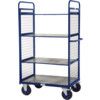 DISTRIBUTION TRUCKS 1500H 3 SHELF WITH SIDES 1000X700 BLUE thumbnail-2