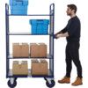 DISTRIBUTION TRUCKS 1500H 3 SHELF WITH SIDES 1000X700 BLUE thumbnail-3