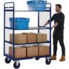 DISTRIBUTION TRUCKS 1500H 3 SHELF WITH SIDES 1200X800 BLUE thumbnail-3