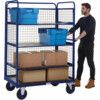 DISTRIBUTION TRUCKS-1500H-3 SHELF WITH SIDES & BACK-1200X800 BLUE thumbnail-3