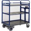 POWERED DISTRIBUTION TRUCK-1100-S IDES BACK+2 SHELVES-1100X700BLUE thumbnail-0