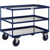 TABLE TOP SHELF TRUCKS 3 SHELF STEEL 1000X700 BLUE thumbnail-0