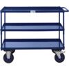 TABLE TOP SHELF TRUCKS 3 SHELF STEEL 1200X800 BLUE thumbnail-1