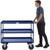 TABLE TOP SHELF TRUCKS 3 SHELF STEEL 1200X800 BLUE thumbnail-4