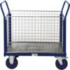 PLATFORM TRUCKS 4 MESH SIDES 1055X700 BLUE thumbnail-1