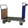 POWERED PLATFORM TRUCK TIMBER OPP END SMALL BLUE 1055x1000x700mm thumbnail-0