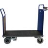 POWERED PLATFORM TRUCK TIMBER OPP END SMALL BLUE 1055x1000x700mm thumbnail-1