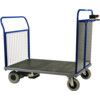 POWERED PLATFORM TRUCK MESH OPP END LARGE BLUE 1055x1200x800mm thumbnail-0