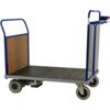 POWERED PLATFORM TRUCK TIMBER OPP END LARGE BLUE 1055x1200x800mm thumbnail-0