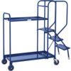 STEPPED PICKING TROLLEY 2 TIER 3 STEP 800 X 500 STEEL BLUE thumbnail-0