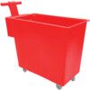 MOBILE TAPERED TRUCK WITH HANDLE - 200L - RECYCLED thumbnail-0