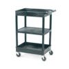 GI645L BLACK SERVICE TROLLEY TRAY SHELF TRAY thumbnail-0