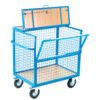 Hand Drawn Truck, 1000mm x 800mm, 350kg Rated Load, Swivel Castor thumbnail-0