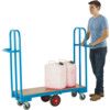 Heavy Duty Trolley, 1220mm x 1209mm, 250kg Rated Load, Swivel Castor thumbnail-0