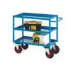 Heavy Duty Trolley, 350kg Rated Load, Swivel Castors, 850mm x 900mm thumbnail-0