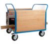 Pi836H Platform Truck, 1200mm x 800mm, 2 Veneer Sides thumbnail-0