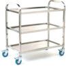 Shelf Trolley, 100kg Rated Load, Braked Swivel Castors, 895mm x 850mm thumbnail-0