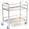 Shelf Trolley, 100kg Rated Load, Braked Swivel Castors, 895mm x 850mm thumbnail-0