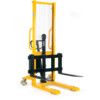 STI01Y HYDRAULIC STACKER ADJUSTABLE FORK 1000KG 1600MM LIFT HEIGHT thumbnail-0