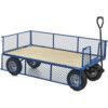 GENERAL PURPOSE TRUCK LARGE C/W PLY BASE & MESH SIDES & PP WHEELS thumbnail-0