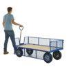 Hand Drawn Truck, 1500mm x 360mm, 500kg Rated Load, Pneumatic Wheels thumbnail-1