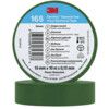 Temflex 165 Electrical Tape, Vinyl, Green, 15mm x 10m, Pack of 1 thumbnail-0