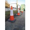 Demarcation Pole, PVC, Red/White, 1100mm thumbnail-2