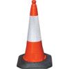 Dominator™ Traffic Cone, Polyethylene/PVC, Orange, Reflective, 750mm thumbnail-0