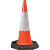 Dominator™ Traffic Cone, Polyethylene/PVC, Orange, Reflective, 1000mm thumbnail-0