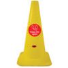 Hazard Yellow Cone "Keep 2m Apart" 50cm thumbnail-0