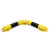 Collision Protection Bar, Right Angle, Steel, Yellow/Black, 638mm x 76mm x 86mm thumbnail-0