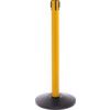 Twin Belt Barrier Yellow Post 3.4m Twin Belt Keep Out Message thumbnail-1