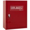 METAL DOCUMENT CABINET KEY LOCK RED thumbnail-0