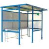 TRADITIONAL SMOKING SHELTER STEEL 2180.2450.2500 BLUE thumbnail-0