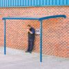 WALL MOUNTED SMOKING SHELTER LARGE 2270.3000.1900 - BLUE thumbnail-0